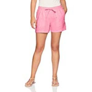 Amazon Essentials Linen Shorts - Drawstring - Pink - Linen